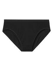 Victoria's Secret Black Stretch Cotton High-Leg Brief Panty - Image 3 of 3