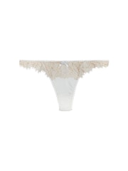 Victoria's Secret Faye Lace Thong Panty - Image 5 of 5