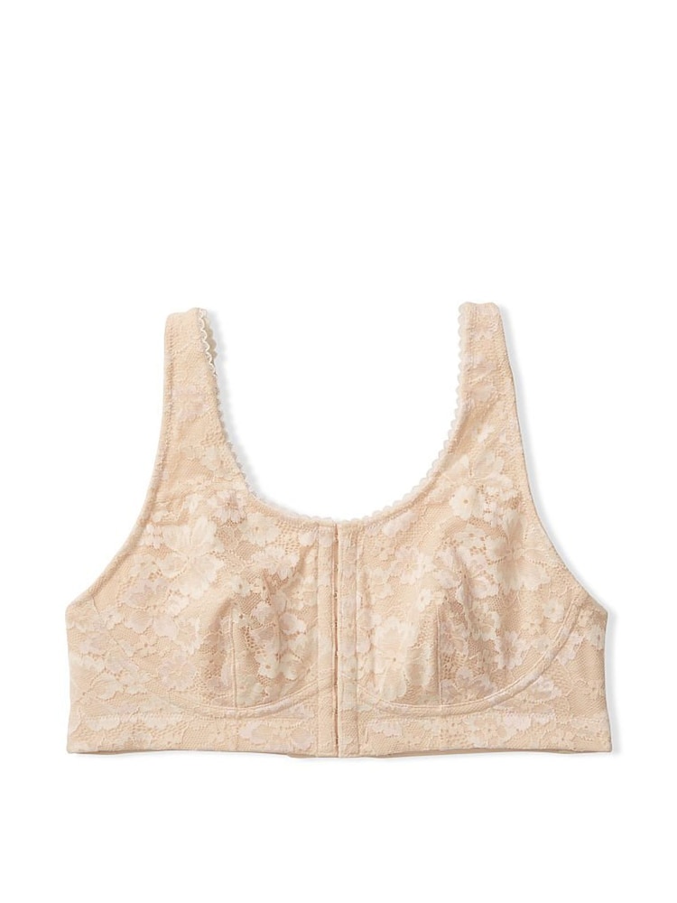 Victoria's Secret Champagne Nude Front Fastening Post Surgery Unlined Bra - Image 1 of 3