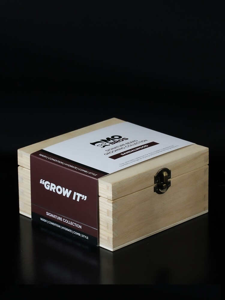Mo Bros Wooden Signature Beard Grooming Collection Sandalwood - Image 2 of 5
