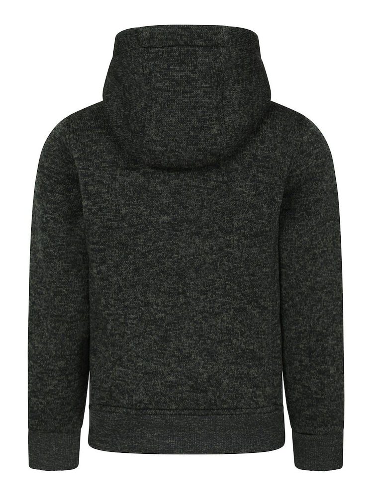 Mountain Warehouse Green Nevis Sherpa Lined Kids Hoodie - Image 2 of 5