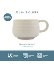 Jamie Oliver Set of 4 White Big Love Cosy Cuppa Mugs - Image 4 of 5