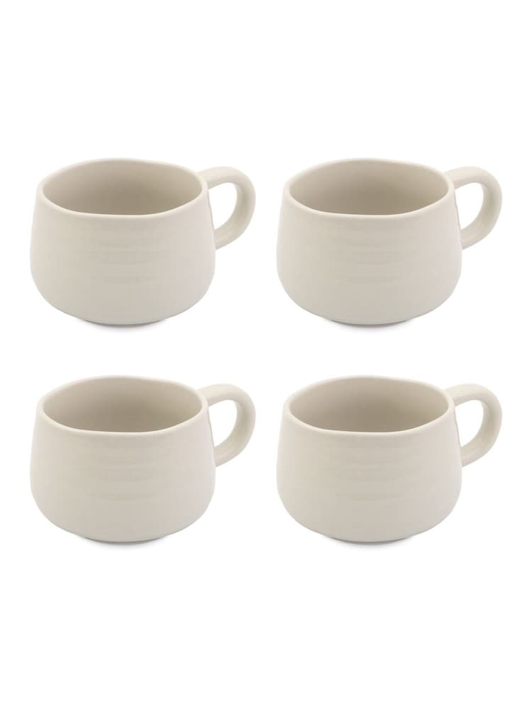 Jamie Oliver Set of 4 White Big Love Cosy Cuppa Mugs - Image 5 of 5 Jamie Oliver Set of 4 White Big Love Cosy Cuppa Mugs - Image 5 of 5