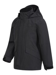 Mountain Warehouse Black Black Solar Kids Waterproof Jacket - Image 4 of 5