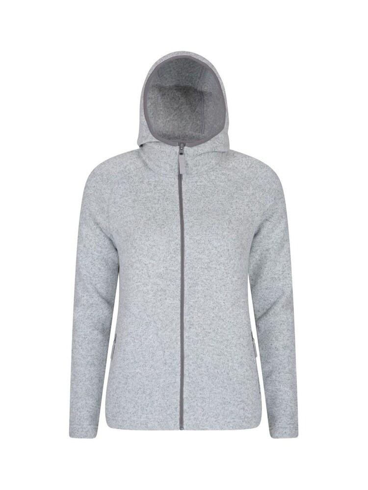 Mountain Warehouse Grey Nevis Womens Full Zip Hoodie - Image 1 of 4
