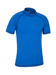 Mountain Warehouse Blue Mens UV Rash Vest - Image 2 of 4