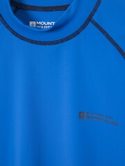 Mountain Warehouse Blue Mens UV Rash Vest - Image 4 of 4