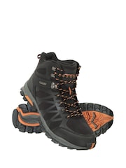Mountain Warehouse Black Trekker Ii Waterproof Mens Softshell Walking Boots - Image 1 of 4