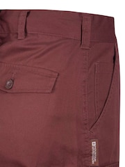 Mountain Warehouse Deep Red Lakeside Mens Cargo Shorts - Image 4 of 4