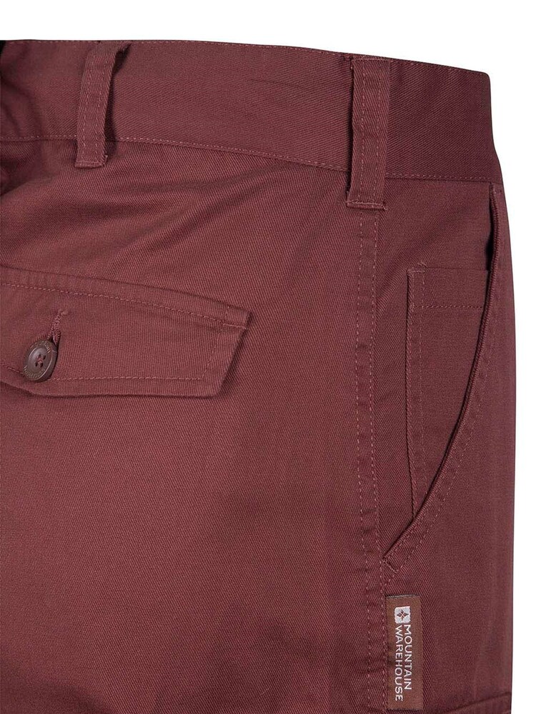 Mountain Warehouse Deep Red Lakeside Mens Cargo Shorts - Image 4 of 4