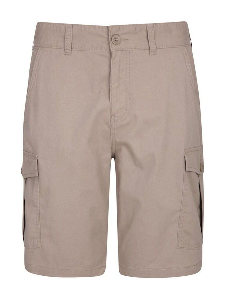 Mountain Warehouse Cream Lakeside Mens Cargo Shorts - Image 1 of 4