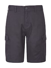 Mountain Warehouse Black & Grey Lakeside Mens Cargo Shorts - Image 1 of 4
