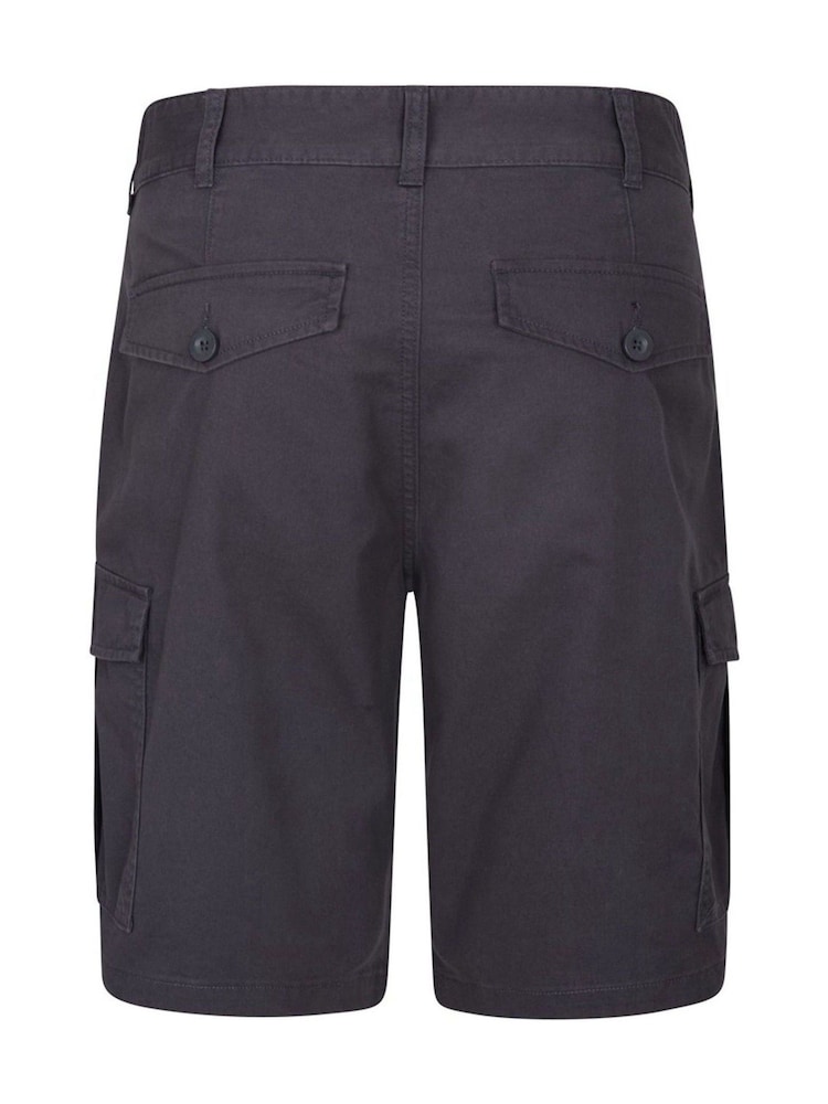 Mountain Warehouse Black & Grey Lakeside Mens Cargo Shorts - Image 2 of 4