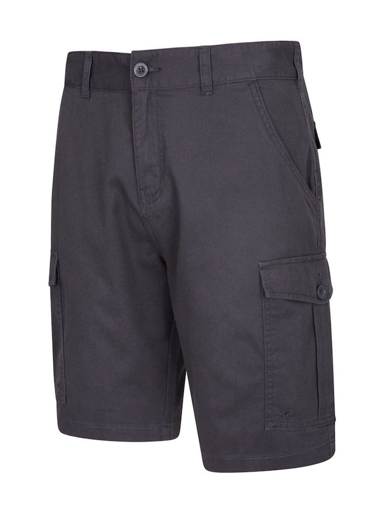 Mountain Warehouse Black & Grey Lakeside Mens Cargo Shorts - Image 4 of 4