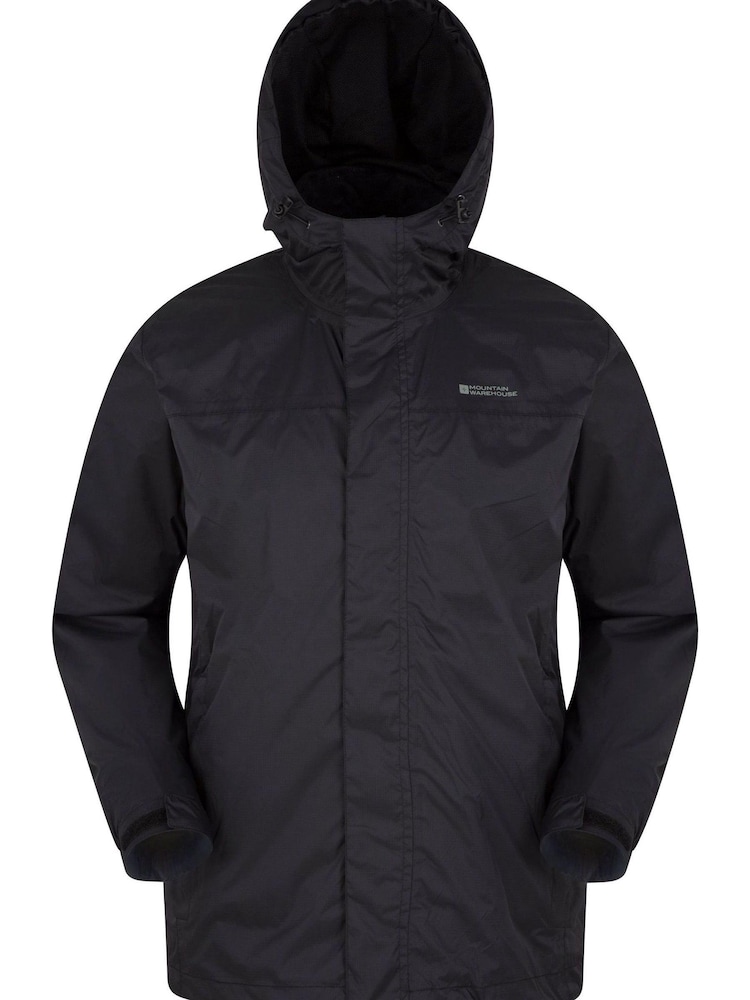 Schwarz - Mountain Warehouse Torrent Wasserabweisende Jacke für Herren - Bild 1 von 4