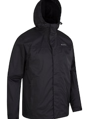 Schwarz - Mountain Warehouse Torrent Wasserabweisende Jacke für Herren - Bild 2 von 4