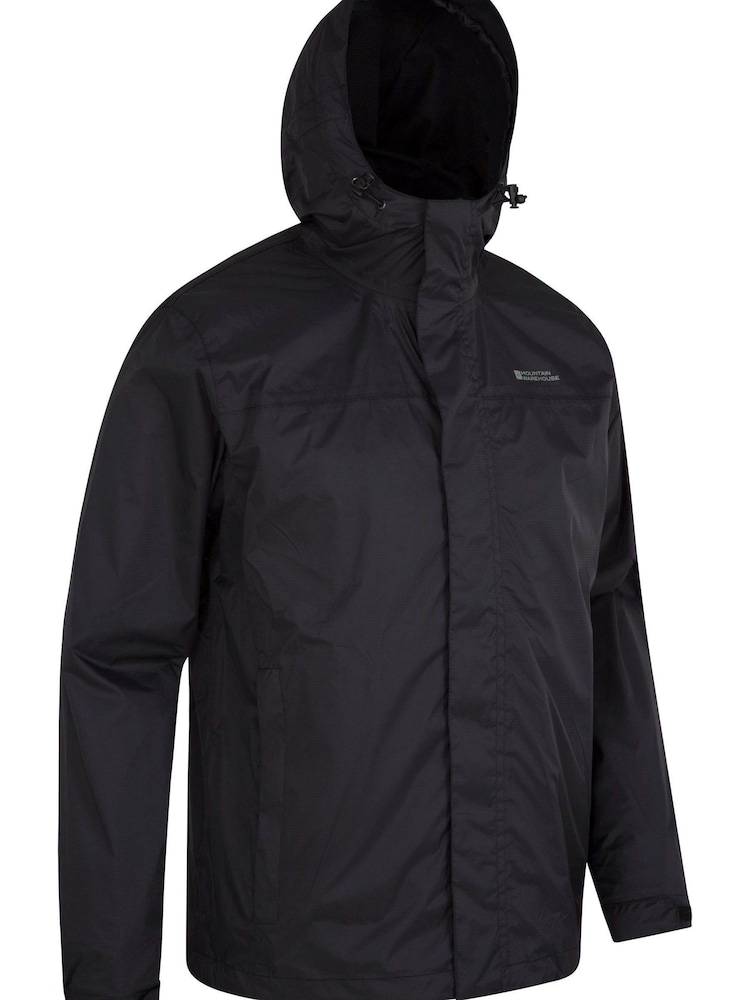 Schwarz - Mountain Warehouse Torrent Wasserabweisende Jacke für Herren - Bild 2 von 4