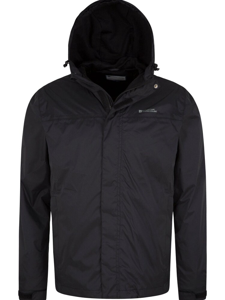 Schwarz - Mountain Warehouse Torrent Wasserabweisende Jacke für Herren - Bild 4 von 4