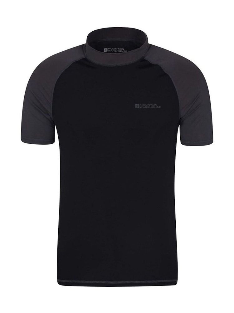 Mountain Warehouse Black Mens UV Rash Vest - Image 1 of 4