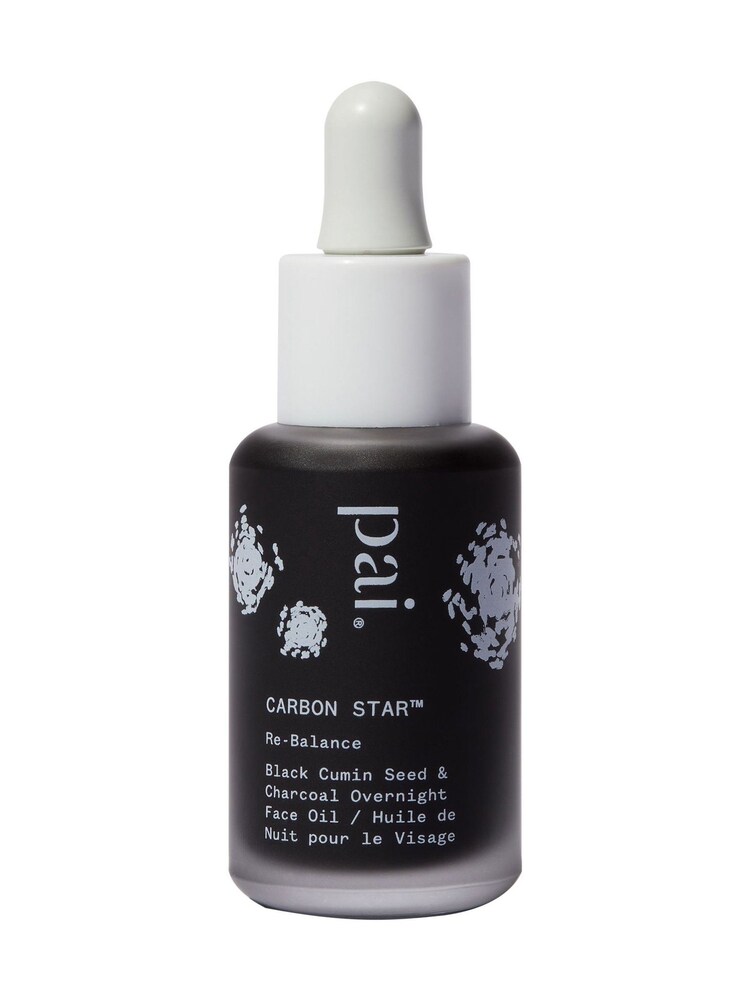 PAI Carbon Star, Black Cumin Seed & Vegetable Charcoal Detoxifying Overnight Face Oil 30ml - Image 1 of 4