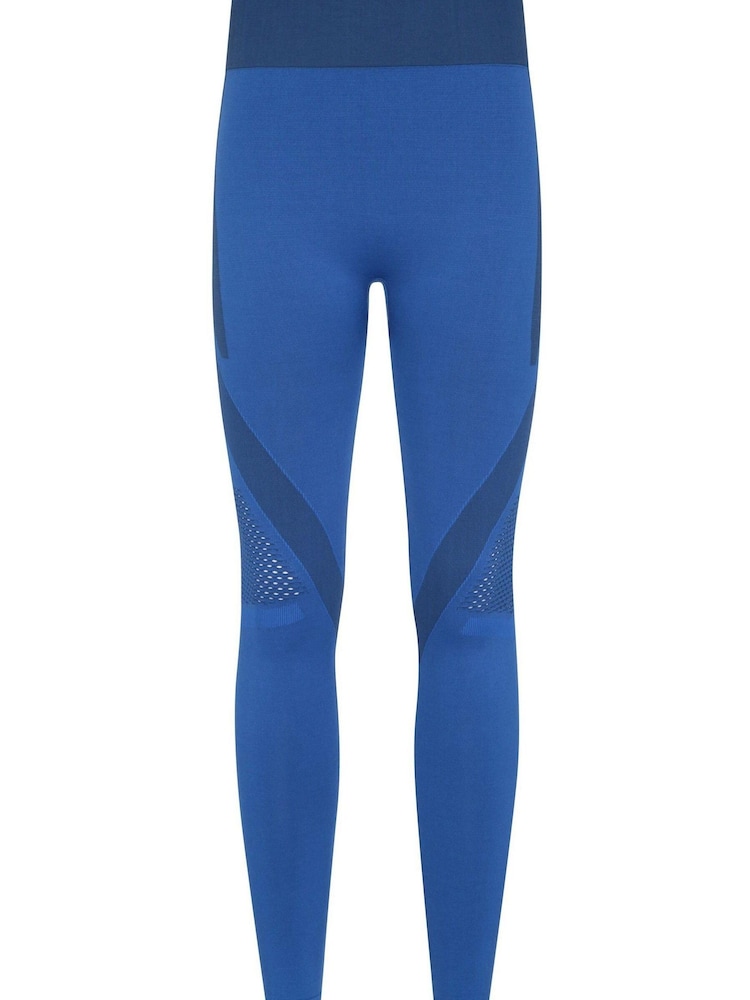 Mountain Warehouse Blue Track Womens High Waisted Seamless Sports Leggings - Image 1 of 4