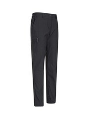 Mountain Warehouse Black Hiker Womens Lightweight Stretch, UV Protect Walking Trousers - Short Length - Image 2 of 4