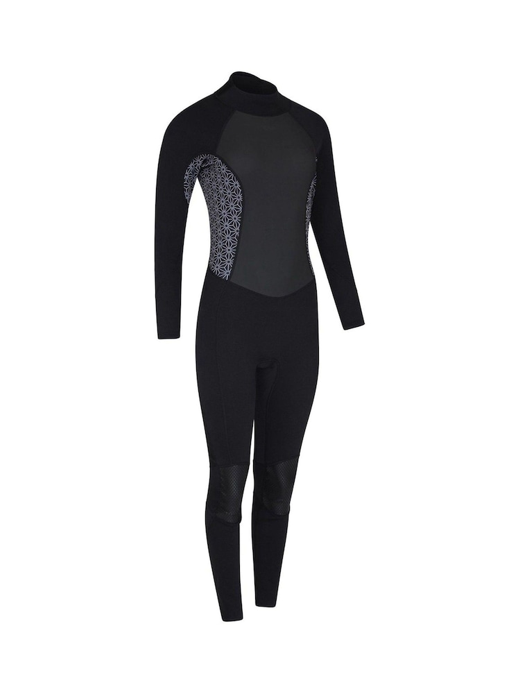 Mountain Warehouse Black Printed Womens Full Length Neoprene Wetsuit - Image 2 of 4 Mountain Warehouse Black Printed Womens Full Length Neoprene Wetsuit - Image 2 of 4