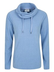 Mountain Warehouse Blue Hebridean Womens Loose Cowl Neck Fleece - Image 1 of 4