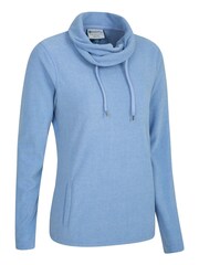 Mountain Warehouse Blue Hebridean Womens Loose Cowl Neck Fleece - Image 2 of 4