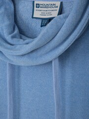 Mountain Warehouse Blue Hebridean Womens Loose Cowl Neck Fleece - Image 4 of 4