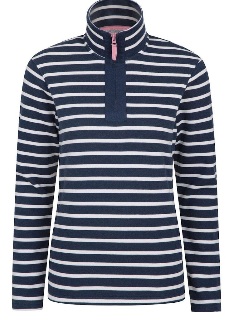Mountain Warehouse Navy Glaze Half Zip Womens Relaxed Fit Casual Sweatshirt - Image 1 of 4