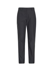 Mountain Warehouse Black Hiker Womens Lightweight Stretch, UV Protect Walking Trousers - Image 1 of 4