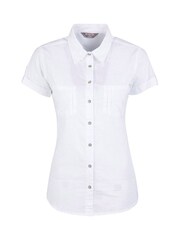 Mountain Warehouse White Coconut Short Sleeve Womens Shirt - Image 1 of 4