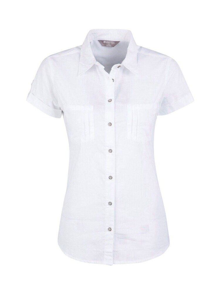 Mountain Warehouse White Coconut Short Sleeve Womens Shirt - Image 4 of 4