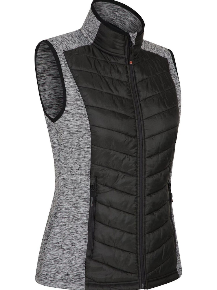 Mountain Warehouse Black Action Padded Womens Padded Water Resistant Gilet - Image 2 of 4