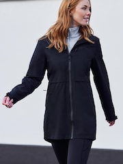 Mountain Warehouse Black Hilltop Womens Outdoor Waterproof Jacket - Image 1 of 1