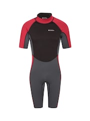 Mountain Warehouse Grey Mens Shorty Neoprene Wetsuit - Image 1 of 4