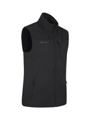 Mountain Warehouse Black Grasmere Mens Water Resistant, Fleece Lined Gilet - Image 3 of 4