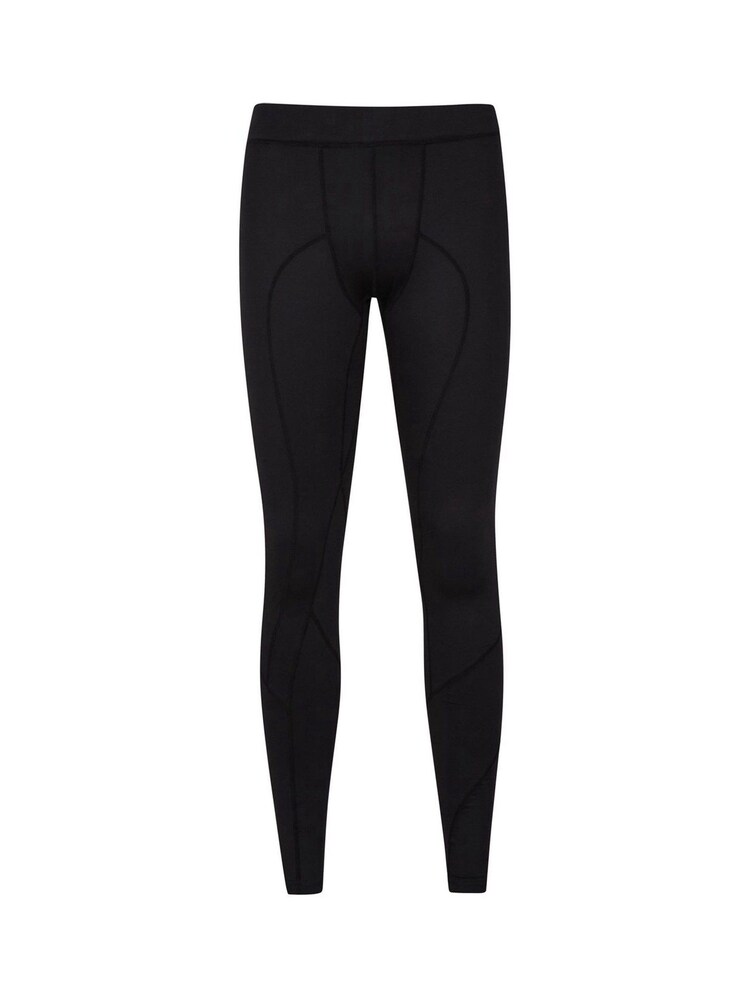 Mountain Warehouse Pure Black Mens Stretch Running Leggings - Image 1 of 3
