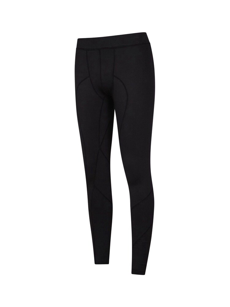 Mountain Warehouse Pure Black Mens Stretch Running Leggings - Image 2 of 3