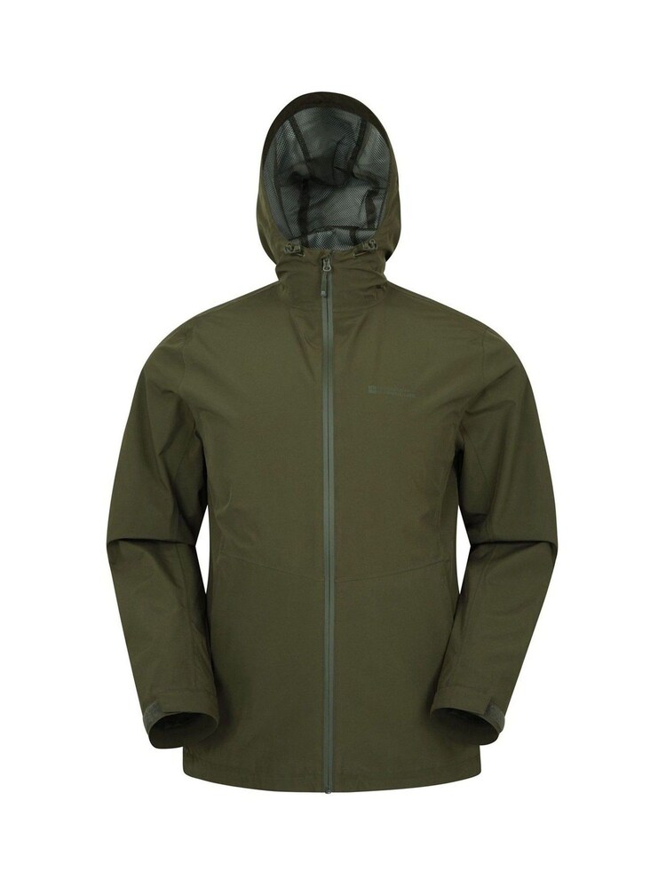 Mountain Warehouse Green Covert Mens Lightweight, Waterproof Outdoor Jacket - Image 2 of 4 Mountain Warehouse Green Covert Mens Lightweight, Waterproof Outdoor Jacket - Image 2 of 4