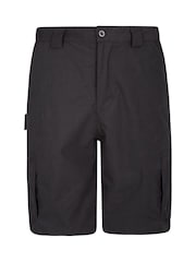 Mountain Warehouse Black Trek Mens Walking Shorts - Image 1 of 4