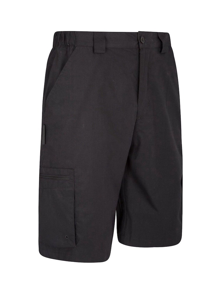 Mountain Warehouse Black Trek Mens Walking Shorts - Image 4 of 4