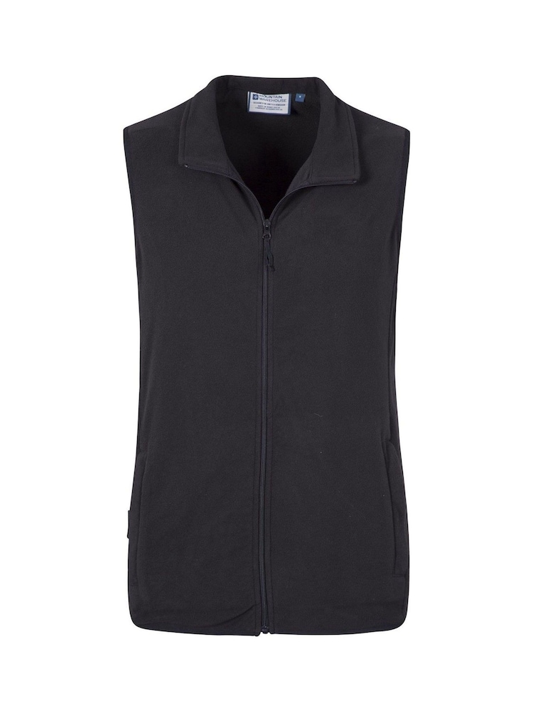 Mountain Warehouse Black Alder Mens Micro Fleece Gilet - Image 2 of 4
