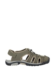 Mountain Warehouse Khaki Trek Mens Walking Shandals - Image 1 of 4