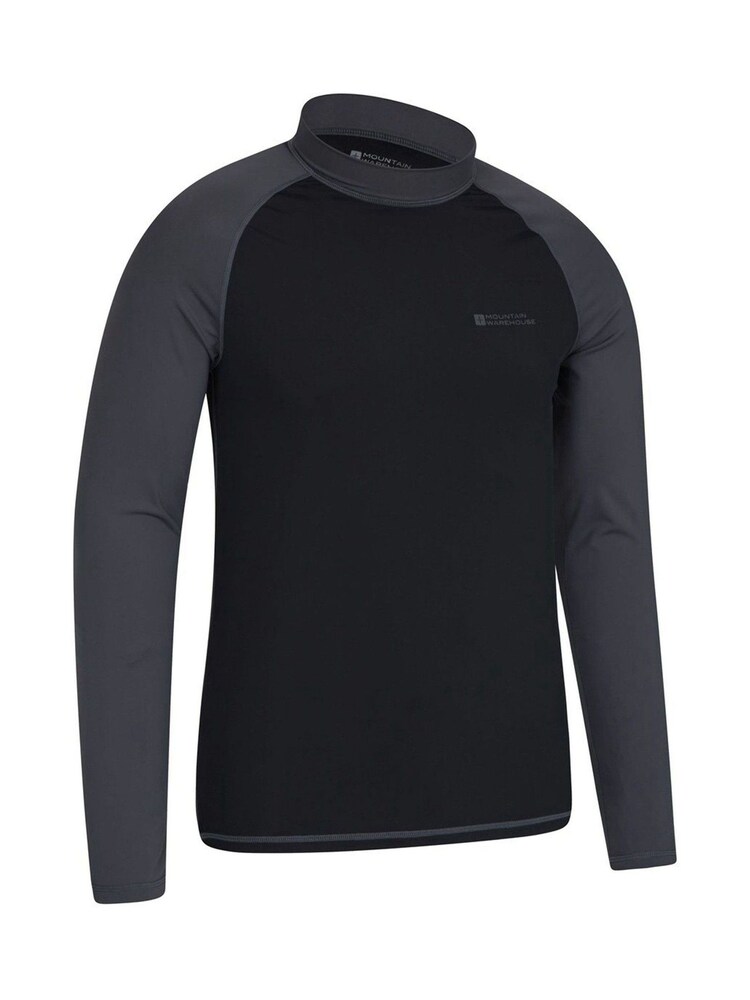Mountain Warehouse Black Mens Long Sleeve Rash Vest - Image 2 of 4