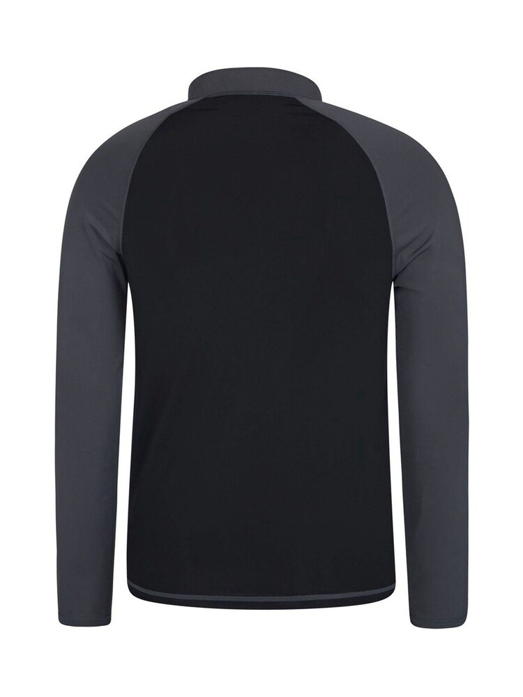 Mountain Warehouse Black Mens Long Sleeve Rash Vest - Image 4 of 4