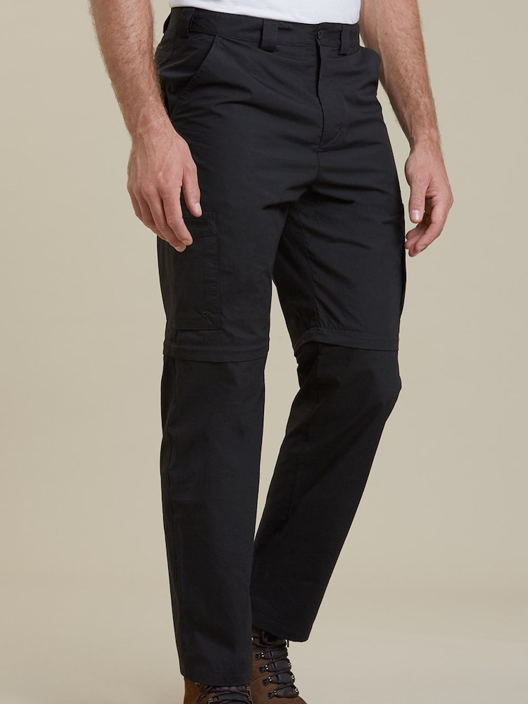 Mountain Warehouse Black Convertible Walking Trousers - Image 1 of 4
