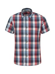 Mountain Warehouse Red Weekender Mens Cotton Shirt - Image 1 of 4