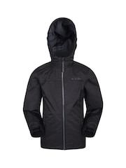 Mountain Warehouse Black Torrent Kids Waterproof Jacket - Image 1 of 4